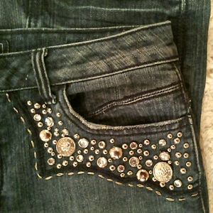 Baccini silver coin capris 6